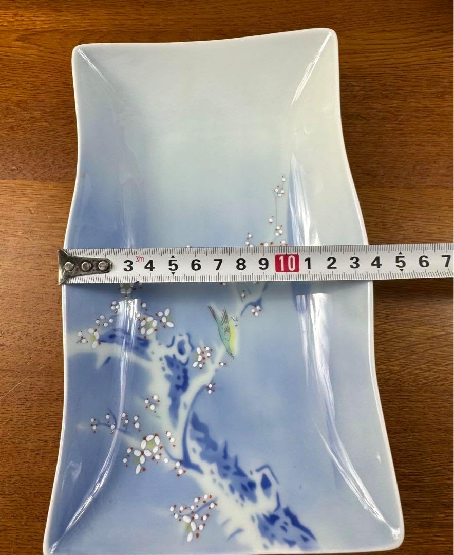 深川製磁 焼物皿揃 5枚セット 共箱 370 深川製磁 焼物